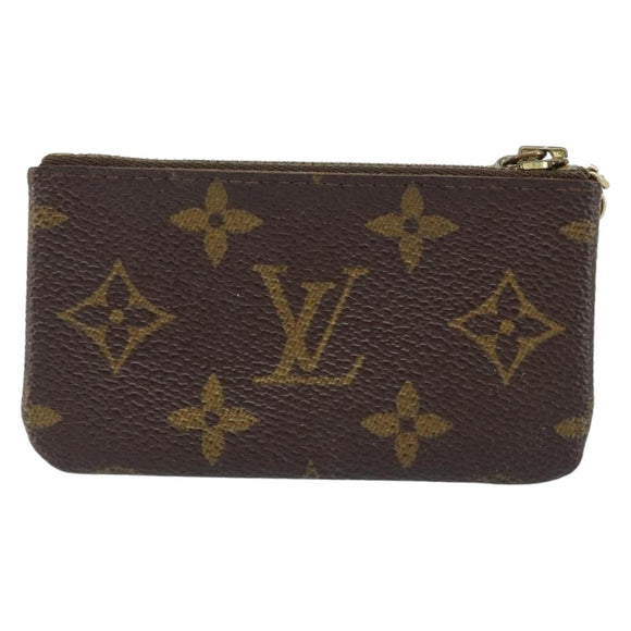 LOUIS VUITTON Monogram Pochette Cles Coin Purse M62650 LV Auth ARZ177