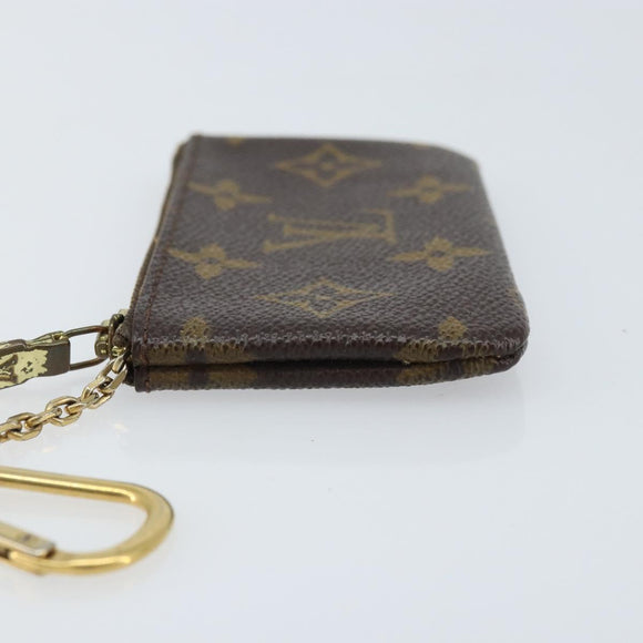 LOUIS VUITTON Monogram Pochette Cles Coin Purse M62650 LV Auth ARZ177