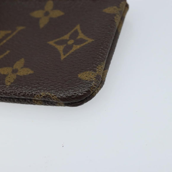 LOUIS VUITTON Monogram Pochette Cles Coin Purse M62650 LV Auth ARZ177