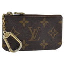 LOUIS VUITTON Monogram Pochette Cles Coin Purse M62650 LV Auth ARZ178-1