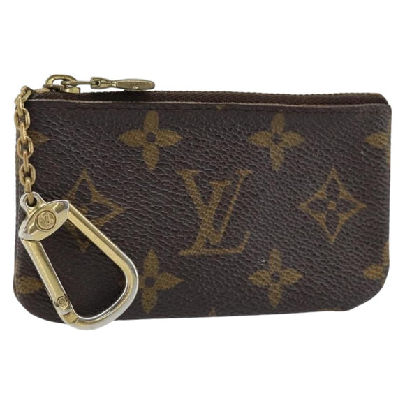 LOUIS VUITTON Monogram Pochette Cles Coin Purse M62650 LV Auth ARZ178