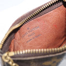 LOUIS VUITTON Monogram Pochette Cles Coin Purse M62650 LV Auth ARZ178-10