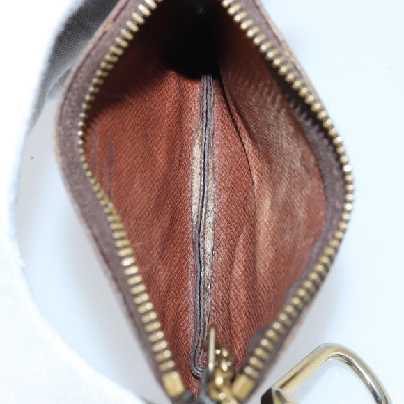 LOUIS VUITTON Monogram Pochette Cles Coin Purse M62650 LV Auth ARZ178