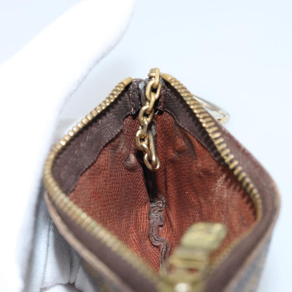 LOUIS VUITTON Monogram Pochette Cles Coin Purse M62650 LV Auth ARZ178