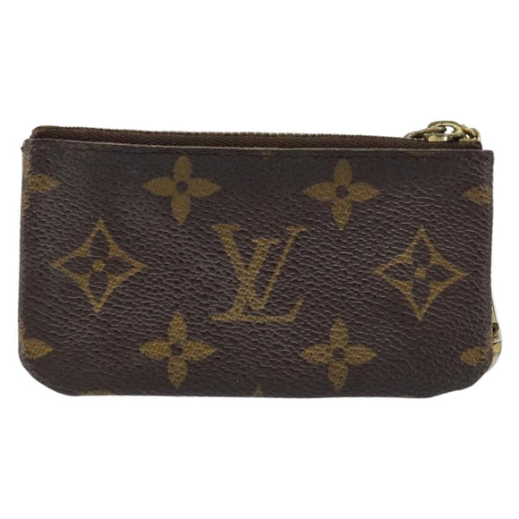 LOUIS VUITTON Monogram Pochette Cles Coin Purse M62650 LV Auth ARZ178