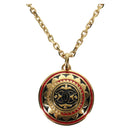 CHANEL Necklace metal Gold CC Auth ARZ179V-1