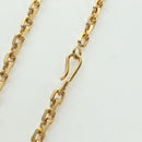 CHANEL Necklace metal Gold CC Auth ARZ179V-6