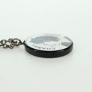 CHANEL Mademoiselle Necklace metal Black CC Auth ARZ180V-13