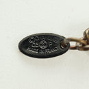 CHANEL Mademoiselle Necklace metal Black CC Auth ARZ180V-12
