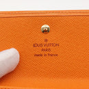 LOUIS VUITTON Epi Portefeuille Elise Portemonnee Oranje Mandarijn M6348H Auth ARZ182-17