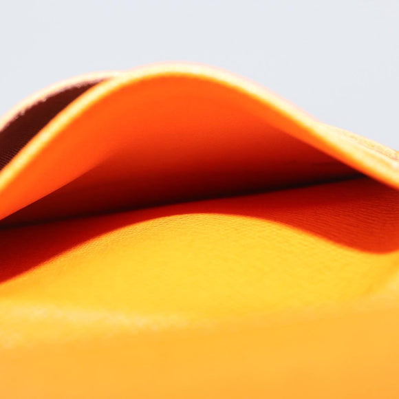 LOUIS VUITTON Epi Portefeuille Elise Portemonnee Oranje Mandarijn M6348H Auth ARZ182