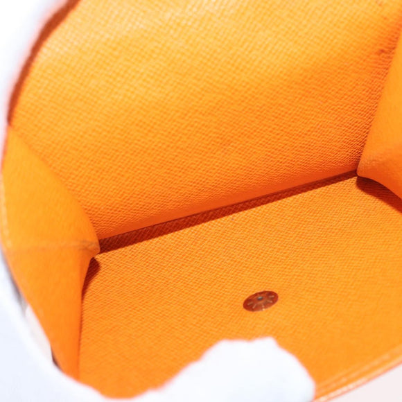 LOUIS VUITTON Epi Portefeuille Elise Portemonnee Oranje Mandarijn M6348H Auth ARZ182