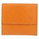 LOUIS VUITTON Epi Portefeuille Elise Portemonnee Oranje Mandarijn M6348H Auth ARZ182-13