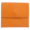LOUIS VUITTON Epi Portefeuille Elise Portemonnee Oranje Mandarijn M6348H Auth ARZ182-2