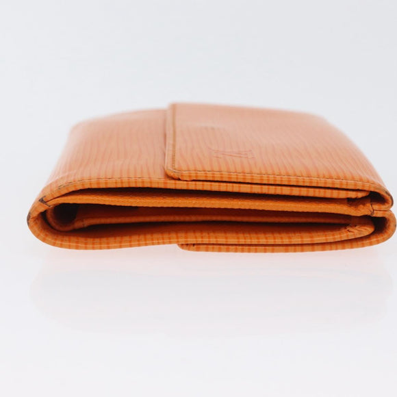 LOUIS VUITTON Epi Portefeuille Elise Portemonnee Oranje Mandarijn M6348H Auth ARZ182