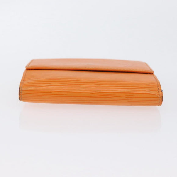 LOUIS VUITTON Epi Portefeuille Elise Portemonnee Oranje Mandarijn M6348H Auth ARZ182