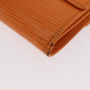 LOUIS VUITTON Epi Portefeuille Elise Portemonnee Oranje Mandarijn M6348H Auth ARZ182-14