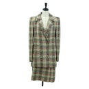 CHANEL Jacket Skirt Setup Jacket Tweed Multicolor CC Auth ARZ186V-1