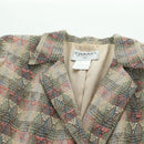 CHANEL Jacket Skirt Setup Jacket Tweed Multicolor CC Auth ARZ186V-11
