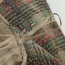 CHANEL Jacket Skirt Setup Jacket Tweed Multicolor CC Auth ARZ186V-23