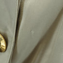 CHANEL COCO Mark Blouse Long-sleeved T-shirt Silk Size 38 Beige CC Auth ARZ187V-3