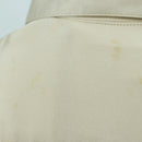 CHANEL COCO Mark Blouse Long-sleeved T-shirt Silk Size 38 Beige CC Auth ARZ187V-5