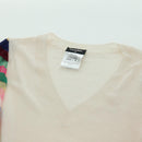 CHANEL Icon Series Sweater Silk Size 38 Multicolor CC Auth ARZ188V-14