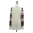 CHANEL Icon Series Sweater Silk Size 38 Multicolor CC Auth ARZ188V-2