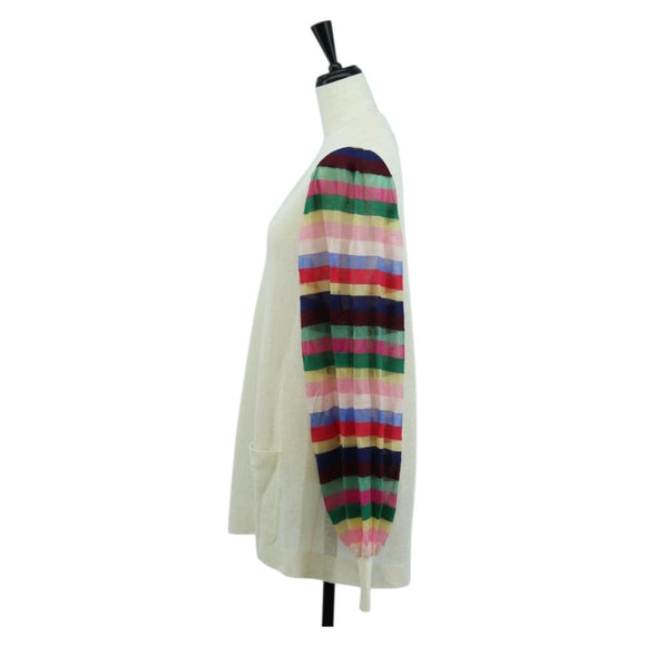 CHANEL Icon Series Sweater Silk Size 38 Multicolor CC Auth ARZ188V