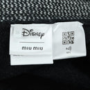 Miu Miu Disney Collaboration Knit Vest Cotton Black Auth ARZ190M-13