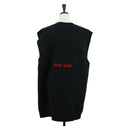 Miu Miu Disney Collaboration Knit Vest Cotton Black Auth ARZ190M-2