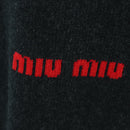 Miu Miu Disney Collaboration Knit Vest Cotton Black Auth ARZ190M-8