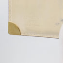 LOUIS VUITTON Suhari Compact Zip Wallet Leather Ivory M91831 LV Auth ARZ191-18