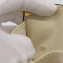 LOUIS VUITTON Suhari Compact Zip Wallet Leather Ivory M91831 LV Auth ARZ191-12