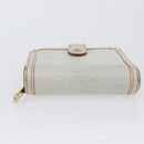 LOUIS VUITTON Suhari Compact Zip Wallet Leather Ivory M91831 LV Auth ARZ191-4
