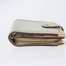 LOUIS VUITTON Suhari Compact Zip Wallet Leather Ivory M91831 LV Auth ARZ191-6