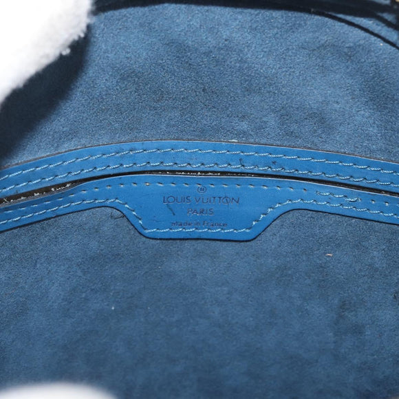 LOUIS VUITTON Epi Mabillon Rucksack Blau M52235 LV Auth ARZ199