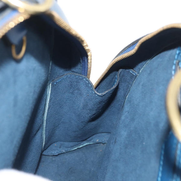 LOUIS VUITTON Epi Mabillon Rucksack Blau M52235 LV Auth ARZ199