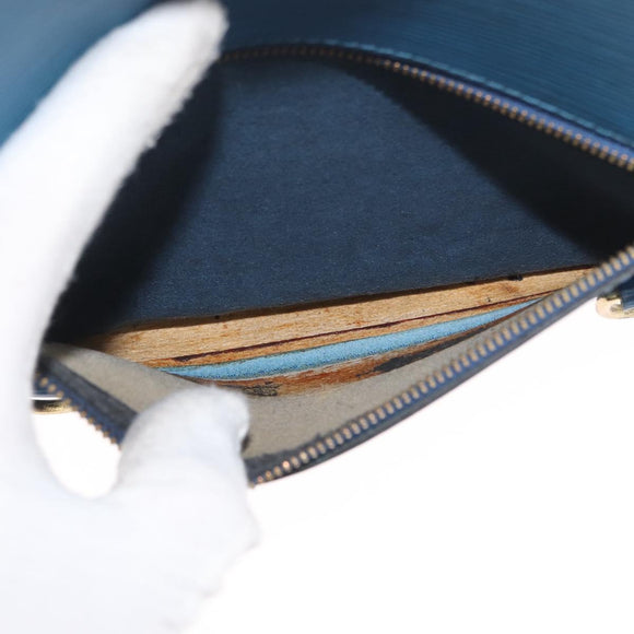LOUIS VUITTON Epi Mabillon Rucksack Blau M52235 LV Auth ARZ199