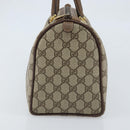 GUCCI GG Supreme Web Sherry Line Boston Bag PVC Beige Gold 40 02 007 Auth ARZ201-4