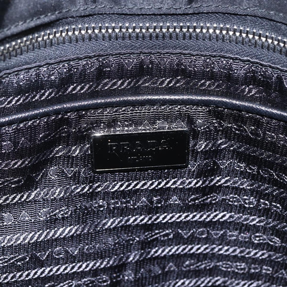 PRADA Robot Tote Bag Nylon Black Auth ARZ203A