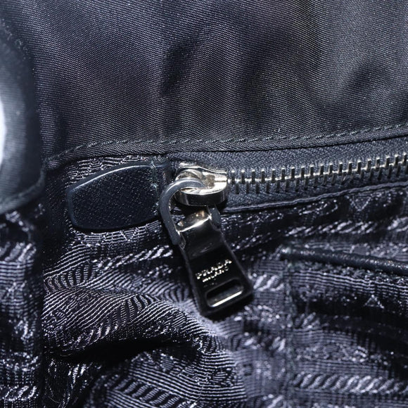 PRADA Robot Tote Bag Nylon Black Auth ARZ203A