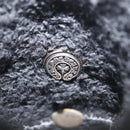 Chrome Hearts Cross Patch CH Cross Wristband Ag925 Black Silver Auth ARZ206SM-11