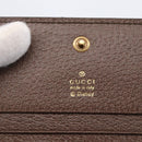 GUCCI GG Supreme Compact Wallet PVC Beige 648121 Auth ARZ208M-18
