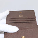 GUCCI GG Supreme Compact Wallet PVC Beige 648121 Auth ARZ208M-20