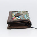 GUCCI GG Supreme Compact Wallet PVC Beige 648121 Auth ARZ208M-4