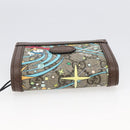 GUCCI GG Supreme Compact Wallet PVC Beige 648121 Auth ARZ208M-5