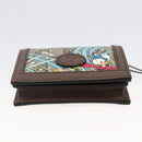 GUCCI GG Supreme Compact Wallet PVC Beige 648121 Auth ARZ208M-6