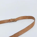 CELINE Macadam Canvas Shoulder Bag PVC Beige Gold Auth ARZ209-8
