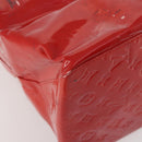 LOUIS VUITTON Monogram Vernis Reade GM Tote Bag Rouge M91084 LV Auth ARZ211-15